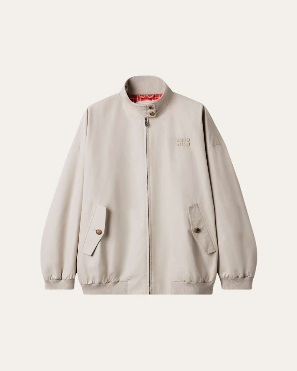 Oversized Panama Cotton Jacket